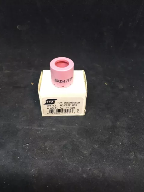 Esab 0558002530 Reverse Gas Baffle 8 Hole For PT-600. Free Shipping.