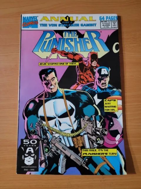 The Punisher Annual #4 Direct Market Edition ~ NEAR MINT NM ~ 1991 Marvel Comics