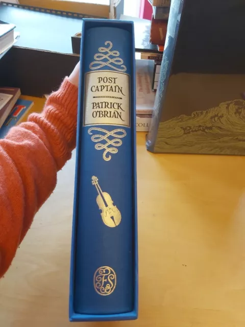 The Folio Society Ornate Illustrsted Book - Patrick O'Brian - Post Captain SEE