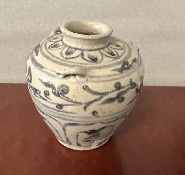 Rare Viet Nam Shipwreck Hoi An Hoard 1500’s Small Vase
