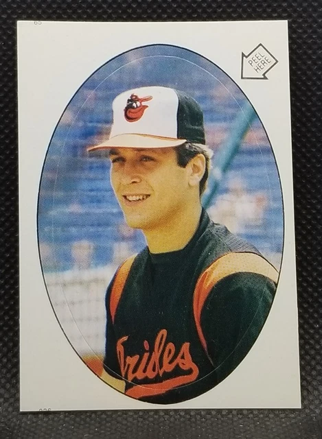AUTOCOLLANT ALBUM BASEBALL Cal Ripken Jr. 1986 Topps #226 Baltimore