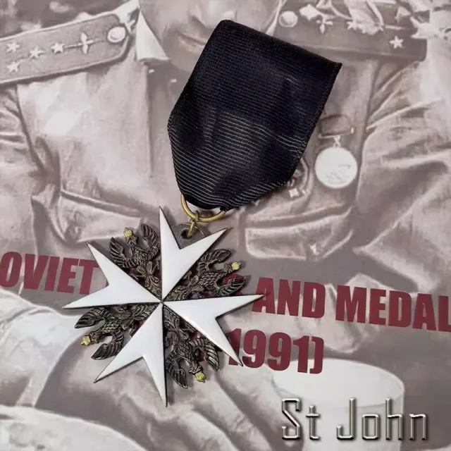 German Order of St. John Knights Commander's Cross Medal REPLICA HIGH QUALITY