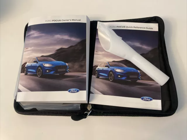 Genuine Ford Focus 2018-2023 Drivers Handbook Owners Manual Navi Easyfuel-!