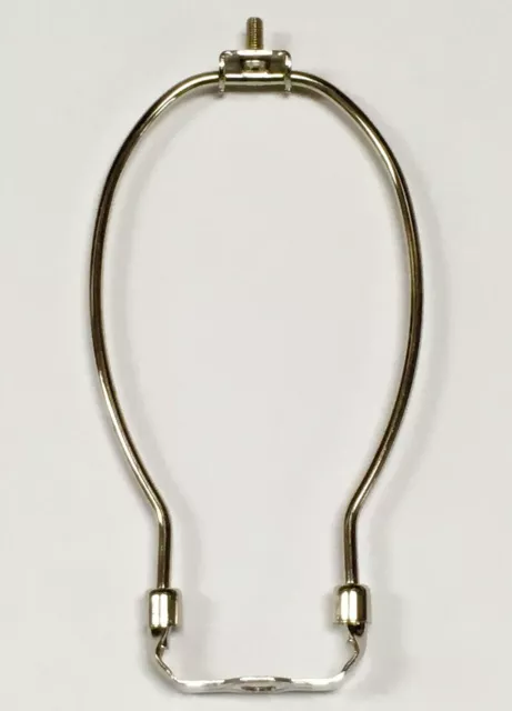 Lamp Parts-Lamp HARP W/Saddle 5" to 12" Heavy Duty 3 Finishes: AB,PB,PN (1 Pc.)