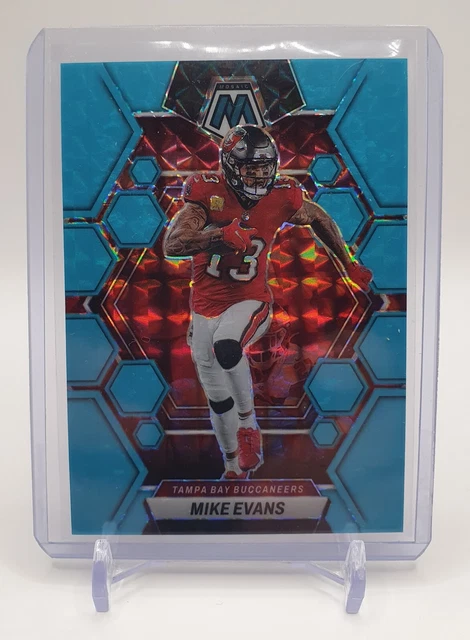 2023 Panini Mosaic Mike Evans Blue Flourescent SSP Tampa Bay Buccaneers 11/15