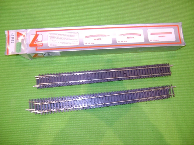 J&l jouef & lima ho 17768 lot 2 rail droit d'alimentation a 1 coupure 12v - neuf - Collection