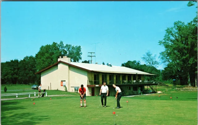 Oscoda MI- Michigan, Au Sable River Golf Course, Vintage Postcard