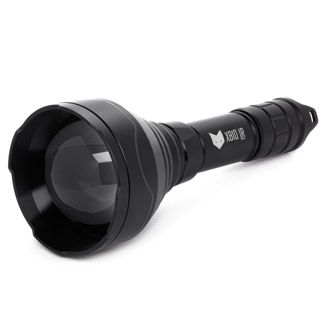 Lente Asferica 75mm con LED Infrarossi 850nm per Visione Notturna, Torcia Zoomabile a Lunga Distanza con Corpo in Lega di Alluminio per Caccia 1508-75