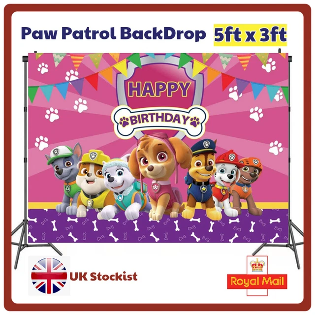 PAW PATROL BIRTHDAY Decoration Happy Birthday Banner 6 Ft New Sealed paw-patrol-birthday-decoration-happy-birthday-banner-6-ft-new-sealed