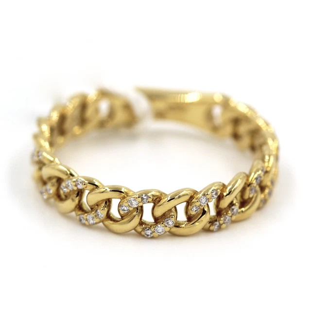 Collana Catena Serpente Franco 14k Placcato Oro Giallo - 24 Pollici Con Chiusura A Aragosta