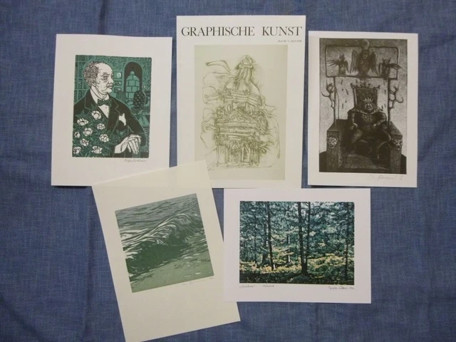 Graphische Kunst Heft 46 / 1. Heft 1996 Ausgabe C mit Originalgraphik-Beilagen V