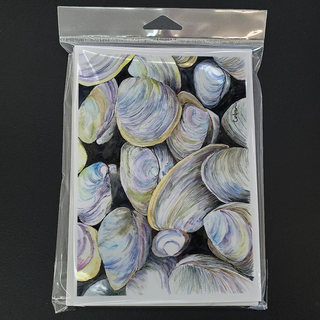 Clam Quahog Greeting Cards and Envelopes Pack of 8 8714GCA7P