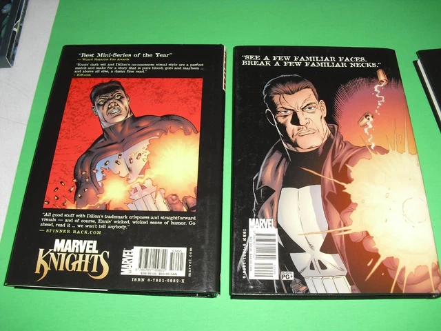 The Punisher vol 1 2 3 Hardcover all 1st print GREAT COND! Marvel Knights Ennis 8