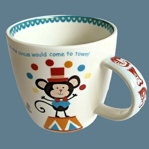 Taza Infantil Pequeña Rima Circo Fina China De Queens Churchill