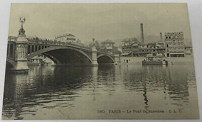 Paris Le Pont de Suresnes CLC 580 Postcard