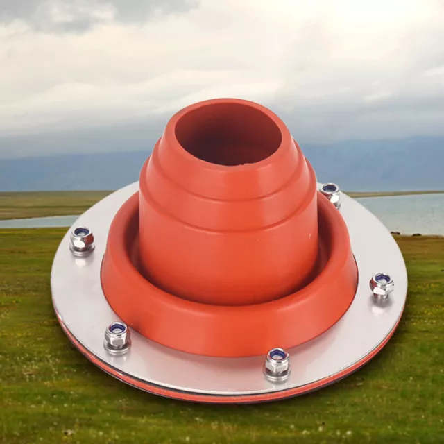 Stove Jack Kit Silicone Metal Tent Flue Flashing Kit Outdoor Camping Accessories