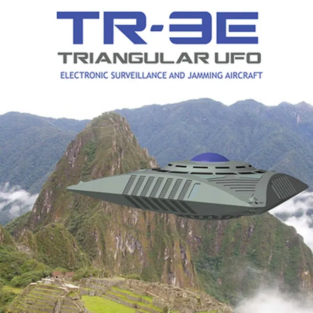 ATLANTIS TOY & HOBBY INC. TR3 UFO with Base 5inch AAN1011 Plastic ...