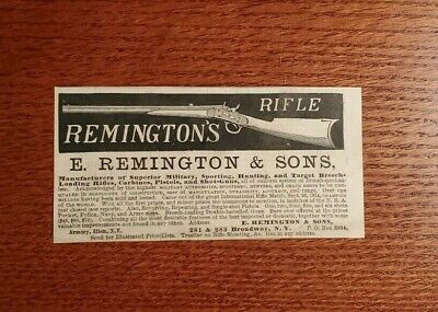 Harper's Weekly 1875 Advertisement REMINGTONS RIFLE E REMINGTON AND SONS