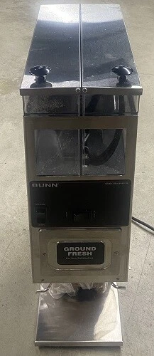 Bunn G9-2T HD Coffee Grinder, 2-Hoppers & Brewer Interface, Accepts Large Funnel