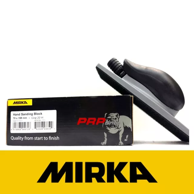 Mirka Tampone Manuale Con Aspirazione 70 x 198 mm Grip 22 H Grigio