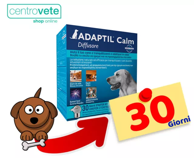 ADAPTIL CALM  Diffusore + Ricarica 48 ml ⇢ Aiuta il CANE a rimanere CALMO Cani 2