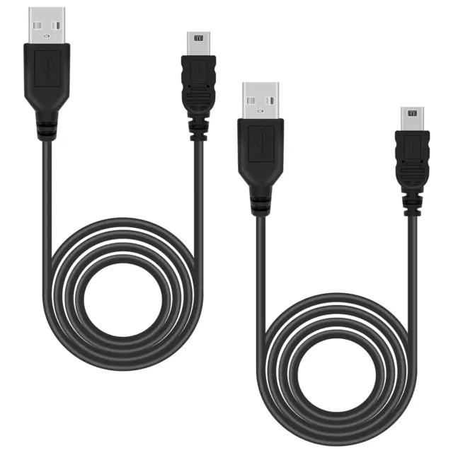 Câble de charge long pour manette PS4 – Lot de 2 câbles de