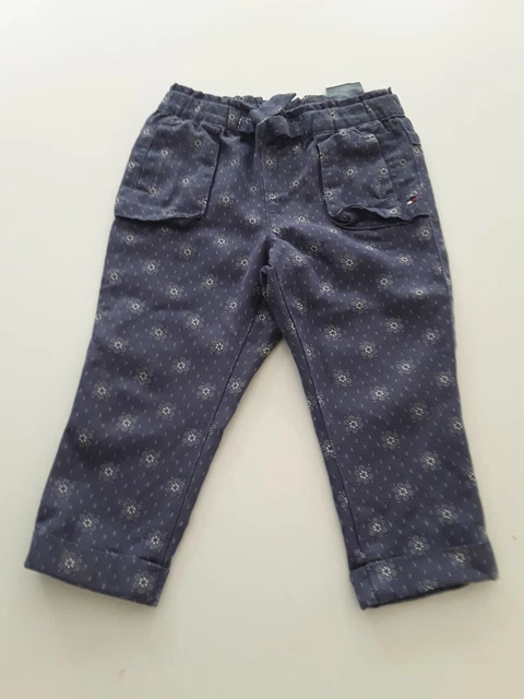 Pantaloni da bambino 18 mesi TOMMY HILFIGER pantaloni blu