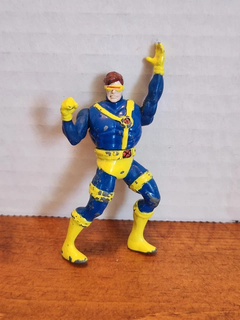 ToyBiz Marvel Cyclops X-Men Steel Mutants Die Cast 3" Figure 1994