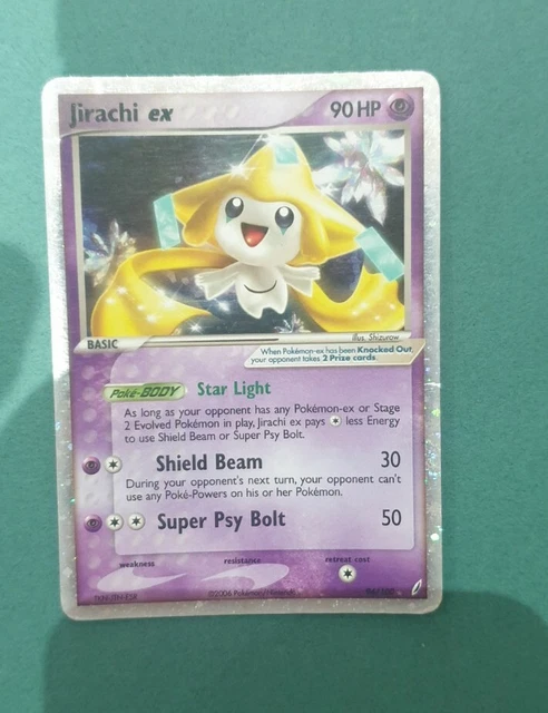 Jirachi EX 94/100 - Holo seltene Pokémonkarte - Crystal Guardians Set - Top