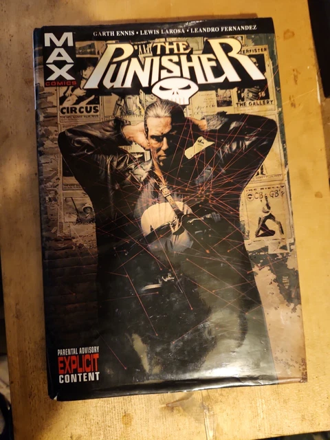 Punisher Max Vol 1 Hardcover HC Ennis and Punisher Born TPB Marvel OOP