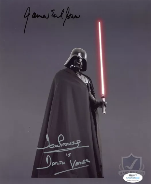 James Earl Jones Dave Prowse Signed 10x8 Photo STAR WARS AFTAL OnlineCOA