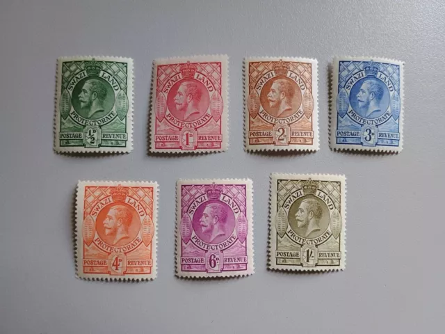 SWAZILAND KG V 1933 short set to 1s, SG 11-17, very fine mint