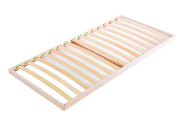 Slatted bed base 90 x 190 cm Birch Wood Double Orthopedic Easy to Mount Eco