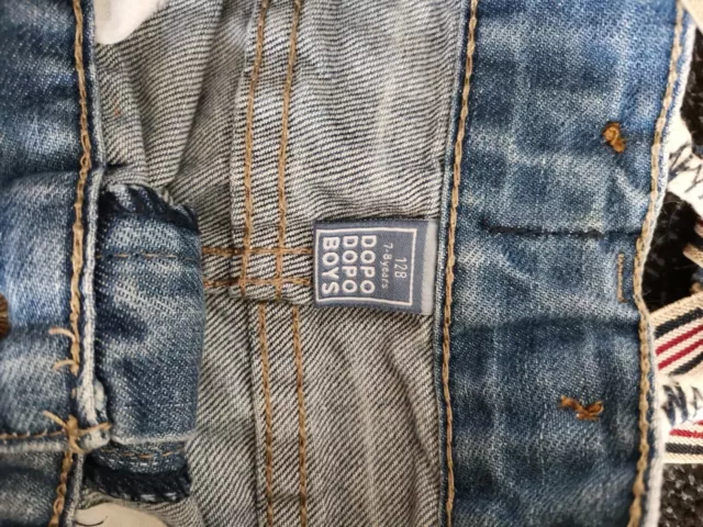 Jeans Gr.128  für coole Jungs  mit Hosenträger 2