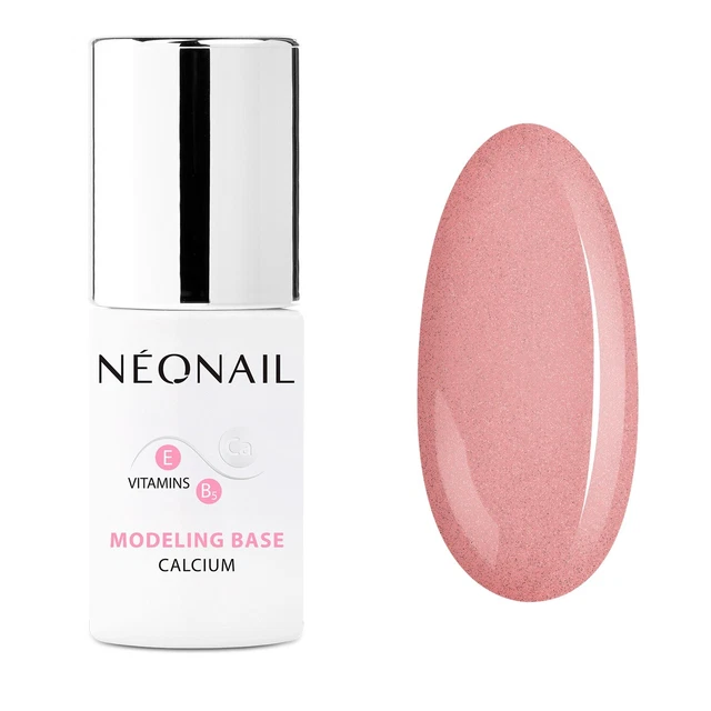 5903657878761 Modeling Base Calcium baza hybrydowa Bubbly Pink 7.2ml NeoNail