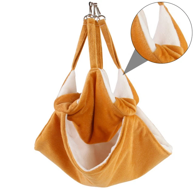 Diamond Fleece Hamster Hammock Small Pet Hanging Animals Bed 3