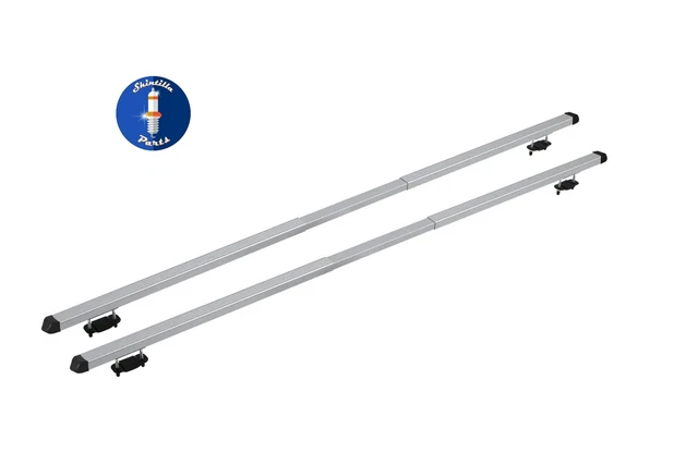 Barre Portatutto Tetto Per Dacia Dokker 2012-2024 - Grigio - Modello FLY - Facile Montaggio