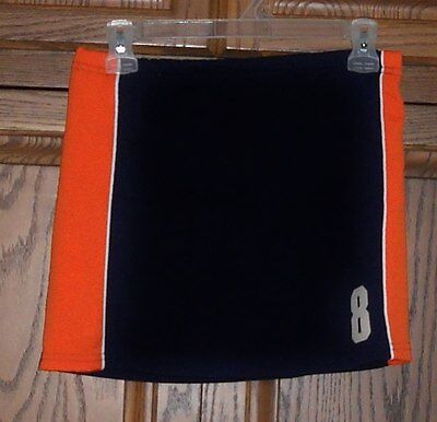Ll Sport Fun Wear  Dark Blue And Orange Skort Size 12-14 Large