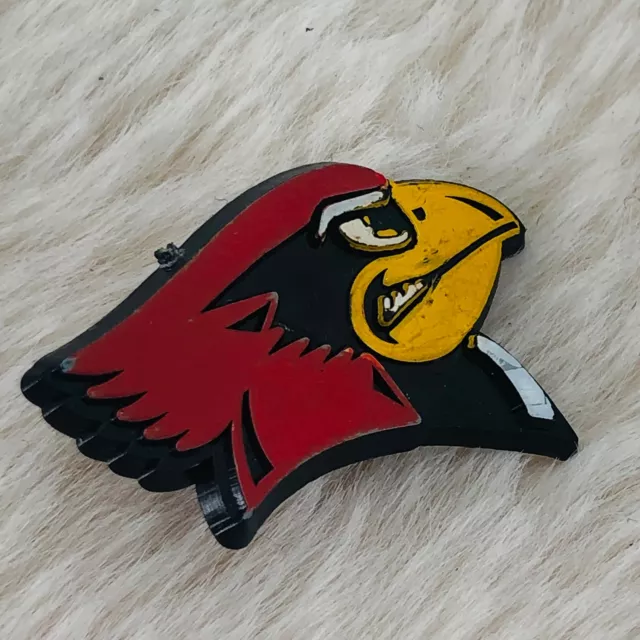 University of Louisville Cardinals Basketball Mascot Plastic Souvenir Lapel Pin