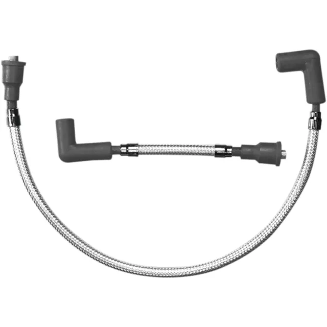 Harley Magnum Zündkabel chrome silber 00-17 FX Softail 8 mm 0802-3041