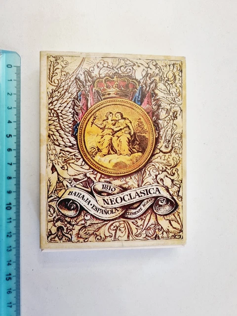 TARJETAS DE JUEGO Baraja Española Neoclasica 1810 Vintage