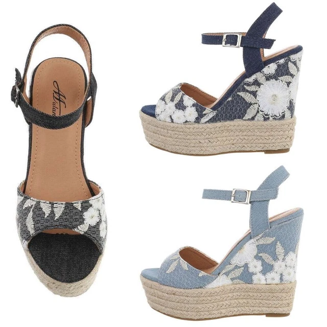 Scarpe zeppa on sale jeans