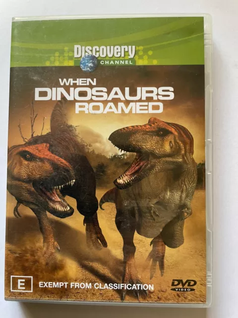 P555 WHEN DINOSAURS Roamed Discovery Channel DVD Region 4 No