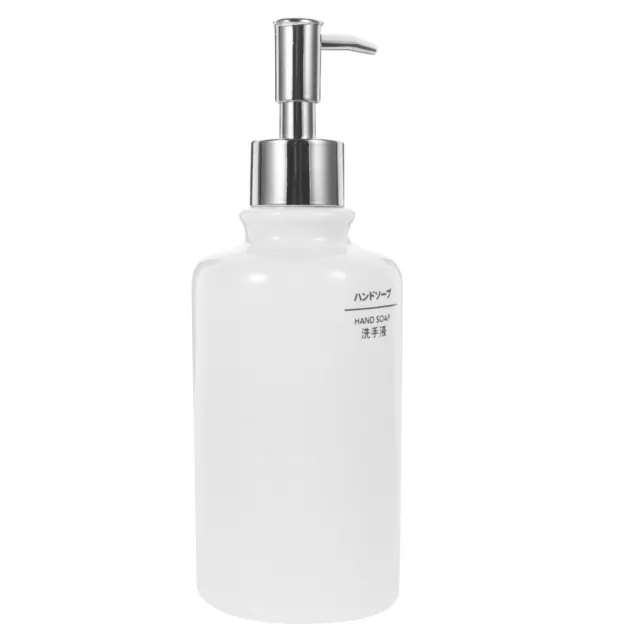 Distributore di sapone in ceramica bottiglia shampoo mani ricaricabile bottiglia sapone per le mani liquido