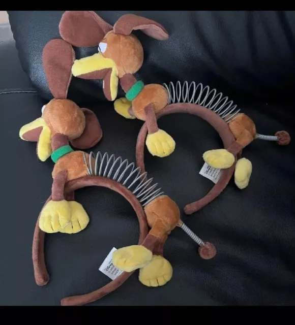 2 set Toy Story Slinky Dog Plush Headband exclusive Tokyo Disney 2022 Spring