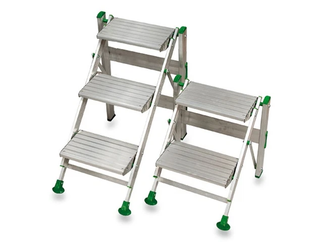Sgabelli Alluminio Facal "Plio" 3 Gradini