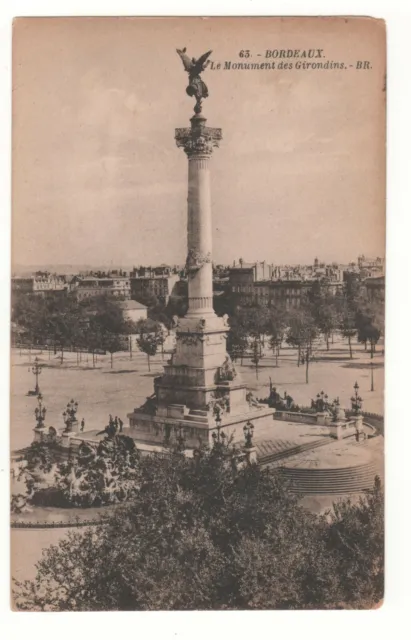 Cpa - Bordeaux (33) - Le Monument Des Girondins - Unwritten