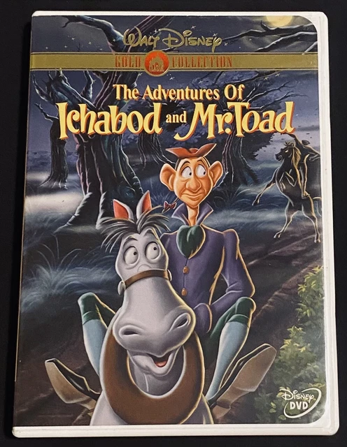 The Adventures of Ichabod and Mr. Toad Walt Disney DVD Gold Collection Edition