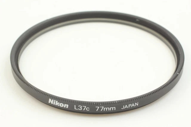 [Excelente+5] Filtro de lente genuino Nikon L37c 77 mm de Japón