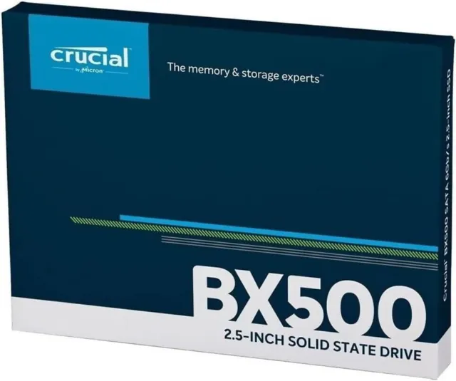 SSD 500GB CRUCIAL BX500 Disco Solido Unità Interna 2.5" SATA